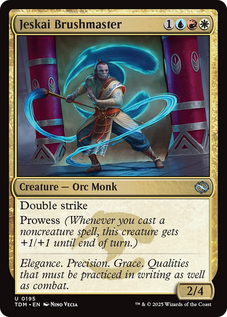 Jeskai Brushmaster [Tarkir: Dragonstorm] | Empire Gaming NC