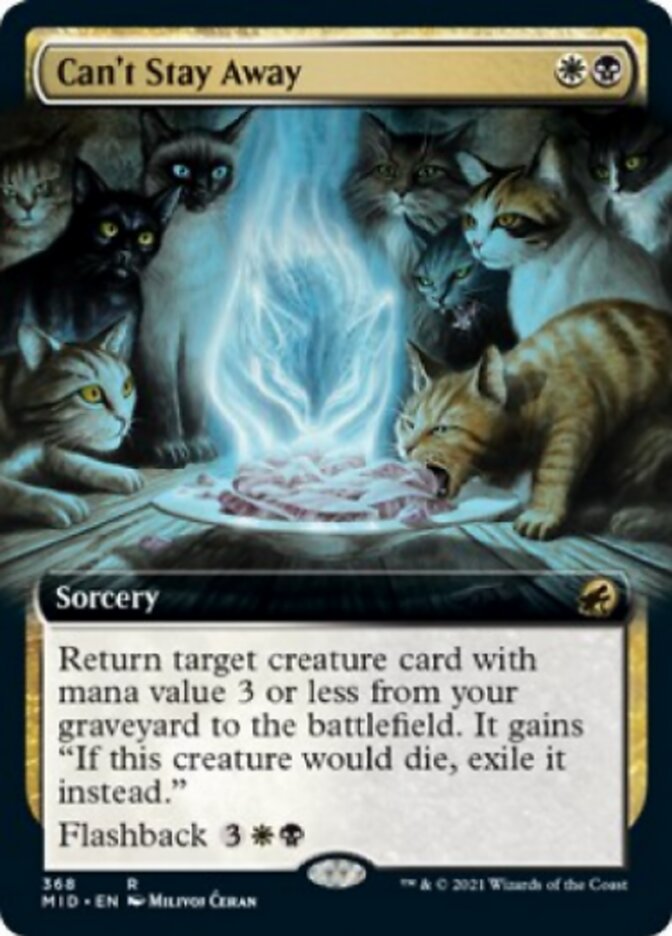 Can't Stay Away (Extended Art) [Innistrad: Midnight Hunt] | Empire Gaming NC