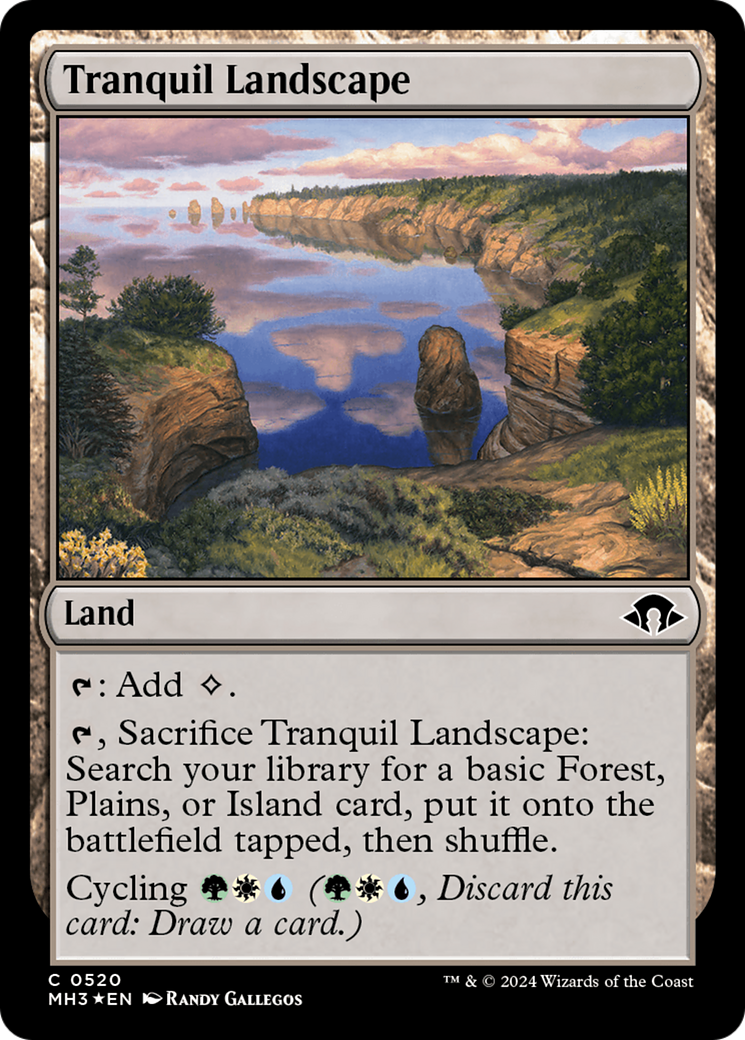 Tranquil Landscape (Ripple Foil) [Modern Horizons 3] | Empire Gaming NC