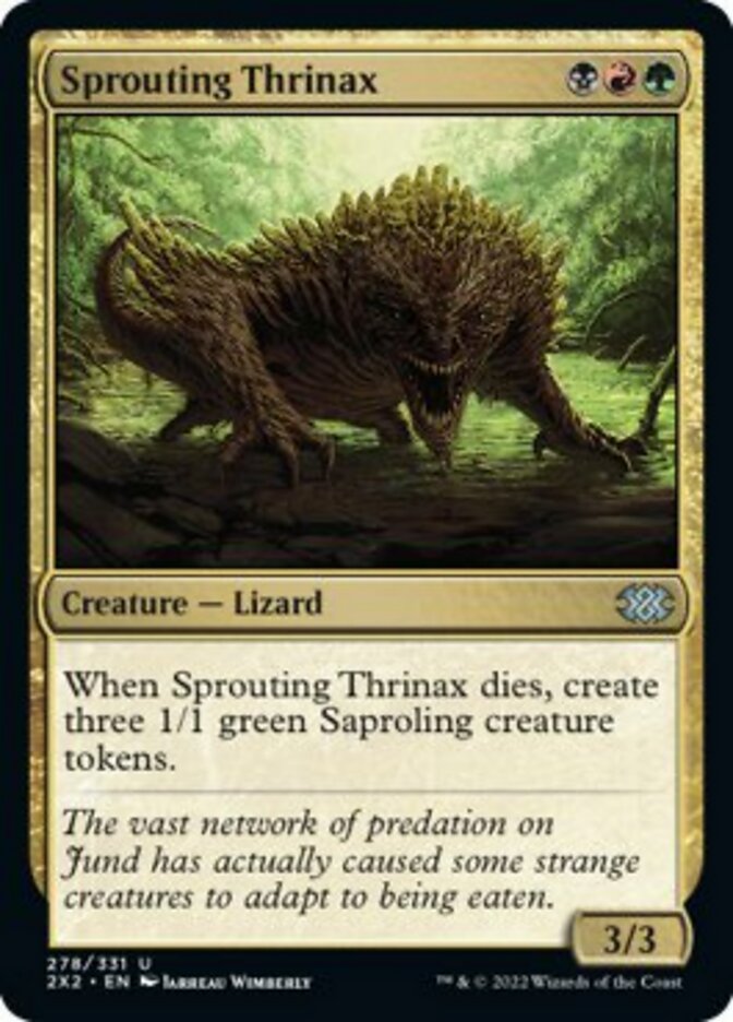 Sprouting Thrinax [Double Masters 2022] | Empire Gaming NC