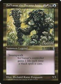 Sol'kanar the Swamp King (Oversized) [Oversize Cards] | Empire Gaming NC