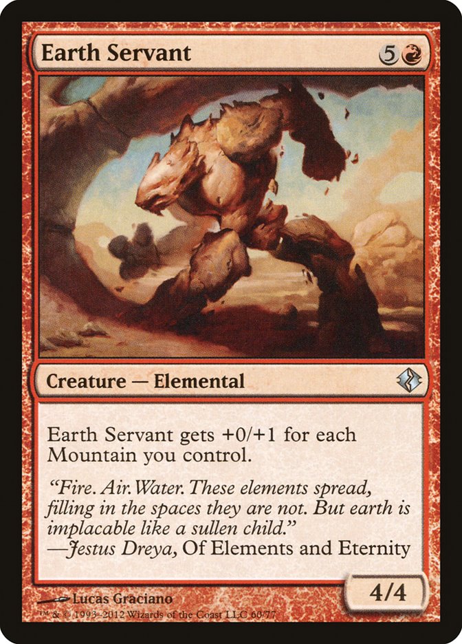 Earth Servant [Duel Decks: Venser vs. Koth] | Empire Gaming NC