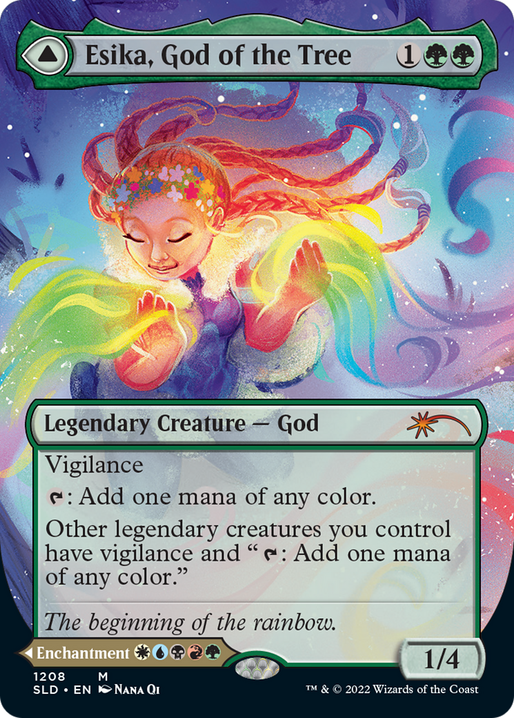 Esika, God of the Tree // The Prismatic Bridge (Display Commander) (Borderless) [Secret Lair: From Cute to Brute] | Empire Gaming NC