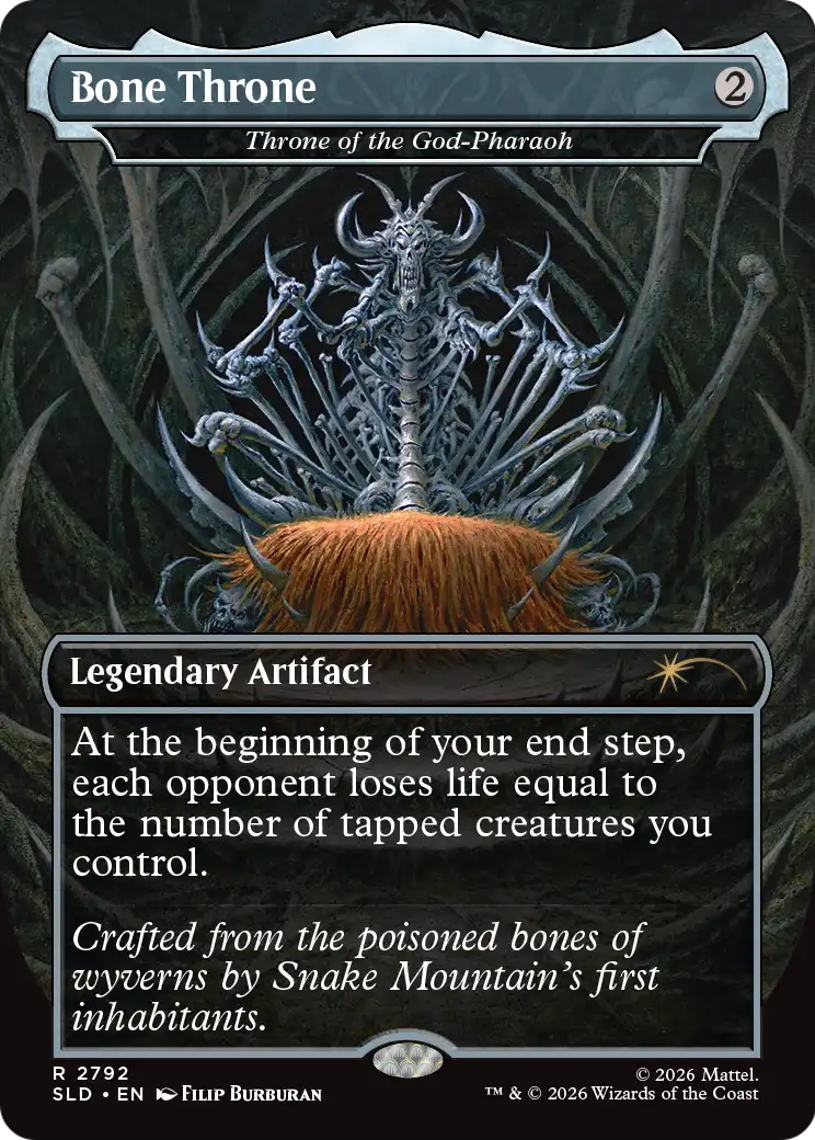 Bone Throne - Throne of the God-Pharaoh [Secret Lair Drop Series] | Empire Gaming NC