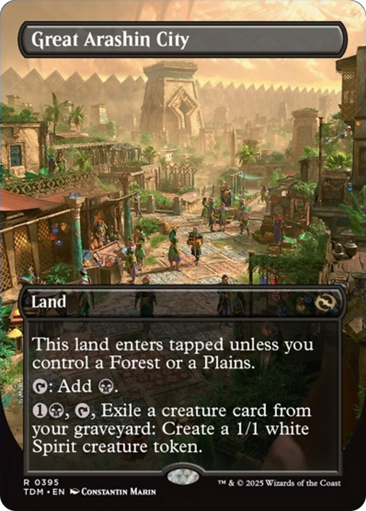 Great Arashin City (Borderless) [Tarkir: Dragonstorm] | Empire Gaming NC
