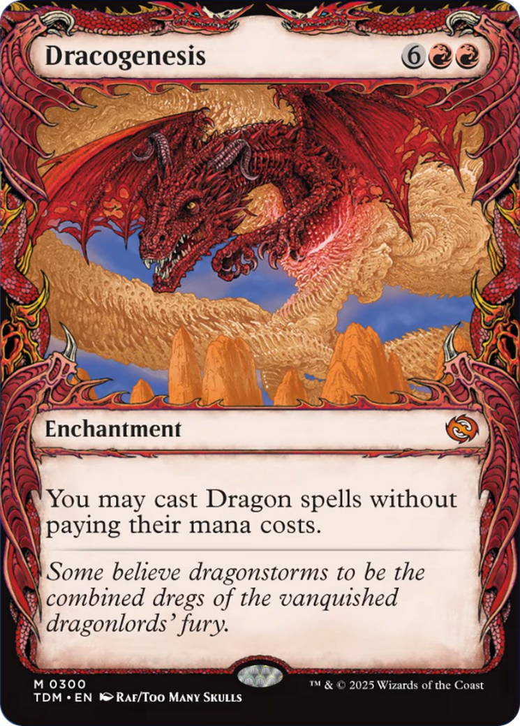 Dracogenesis (0300) (Showcase) [Tarkir: Dragonstorm] | Empire Gaming NC