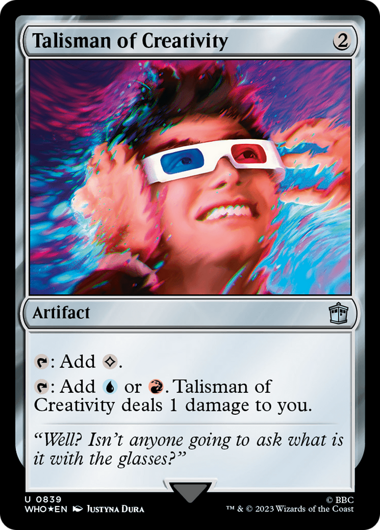 Talisman of Creativity (Surge Foil) [Doctor Who] | Empire Gaming NC