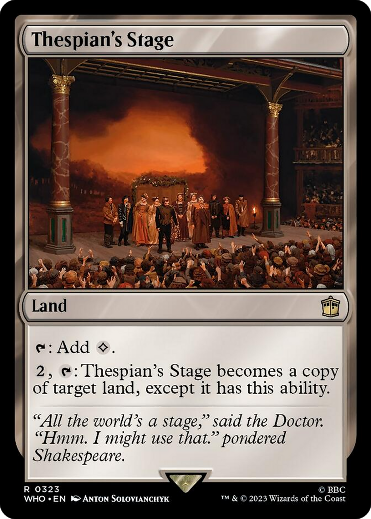 Thespian's Stage [Doctor Who] | Empire Gaming NC