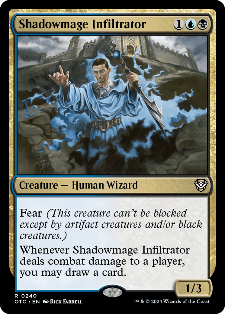 Shadowmage Infiltrator [Outlaws of Thunder Junction Commander] | Empire Gaming NC