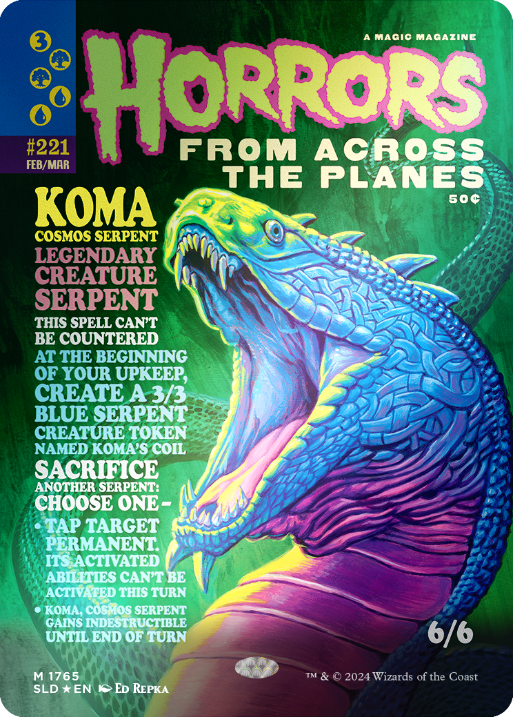 Koma, Cosmos Serpent (Rainbow Foil) [Secret Lair Drop Series] | Empire Gaming NC