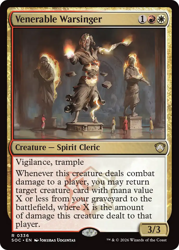 Venerable Warsinger [Secrets of Strixhaven Commander] | Empire Gaming NC