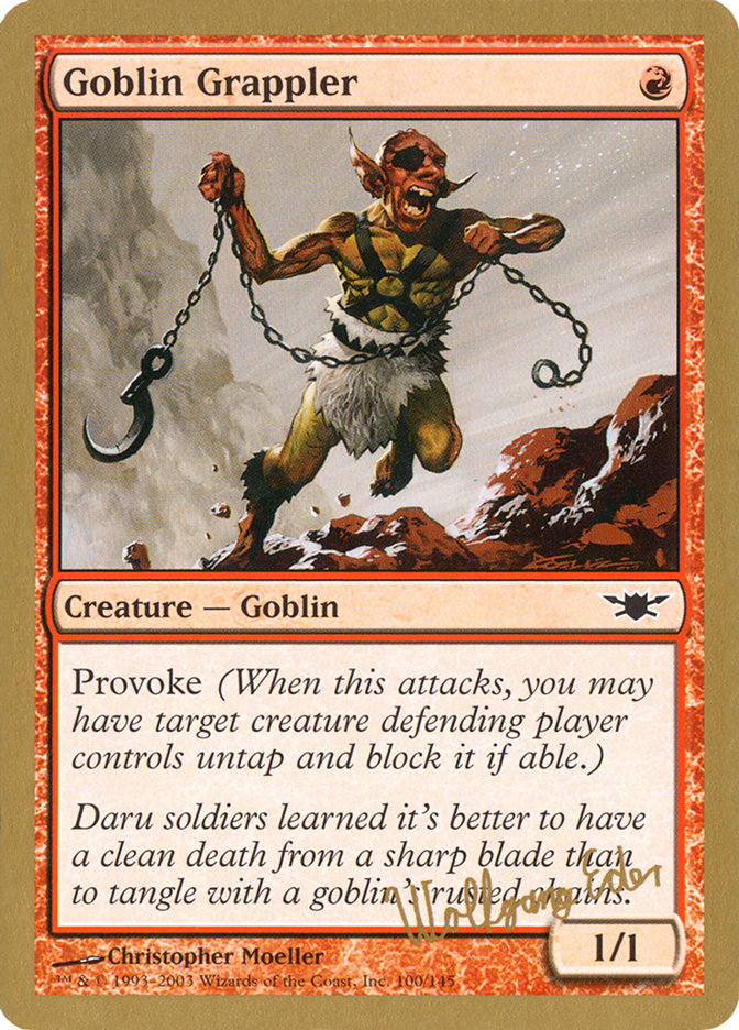 Goblin Grappler (Wolfgang Eder) [World Championship Decks 2003] | Empire Gaming NC