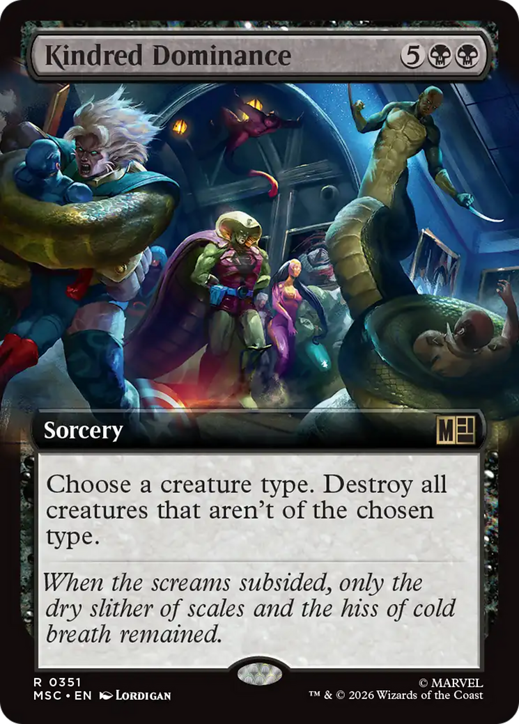 Kindred Dominance (Extended Art) [Marvel Super Heroes Commander] | Empire Gaming NC