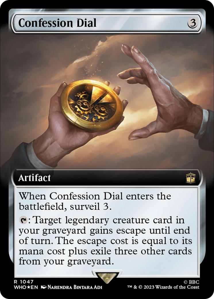 Confession Dial (Extended Art) (Surge Foil) [Doctor Who] | Empire Gaming NC