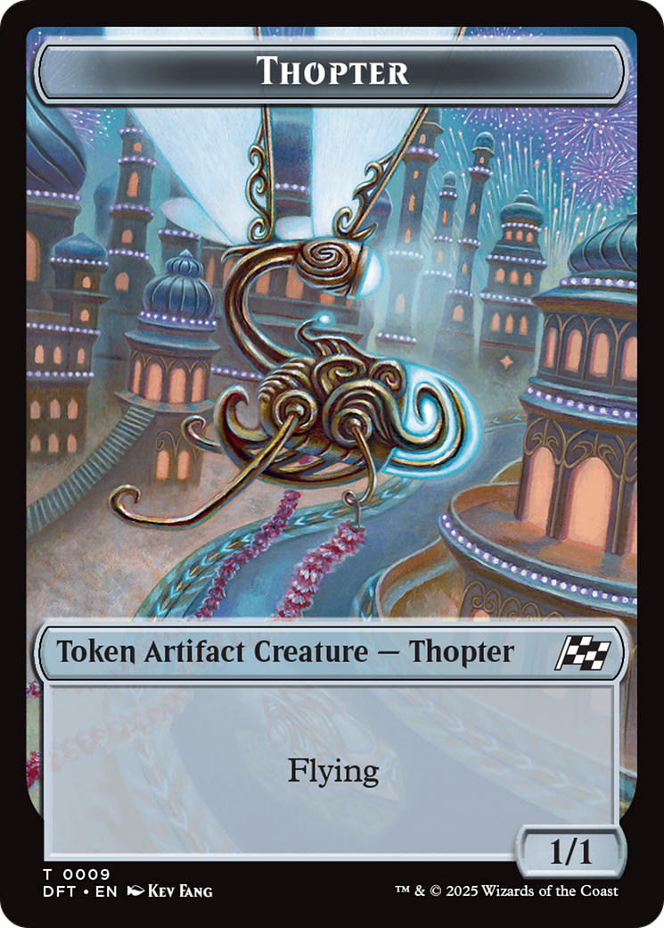 Servo // Thopter (0009) Double-Sided Token [Aetherdrift Tokens] | Empire Gaming NC