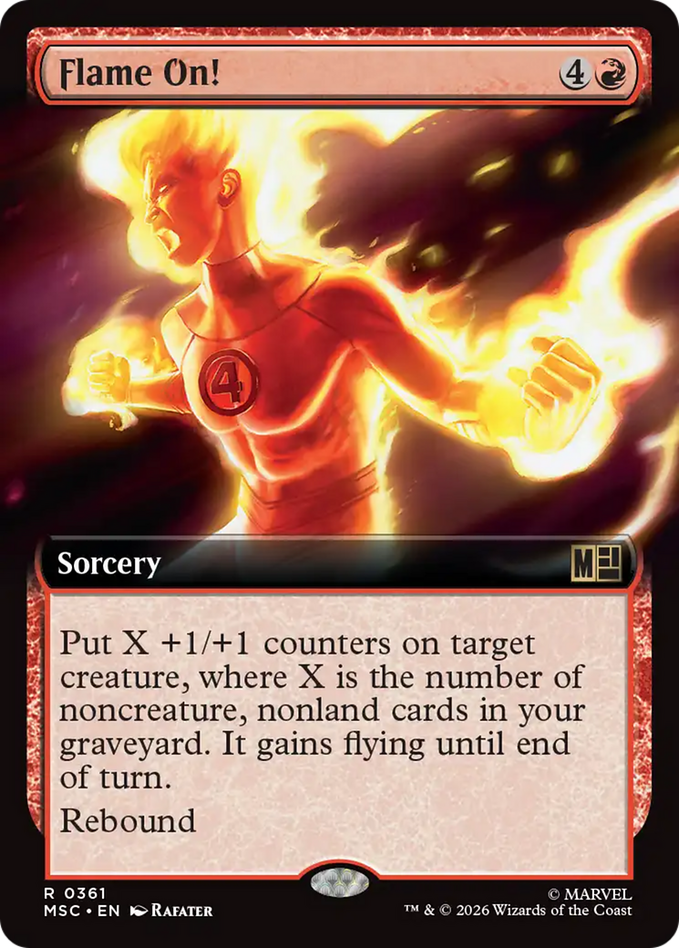 Flame On! (Extended Art) [Marvel Super Heroes Commander] | Empire Gaming NC