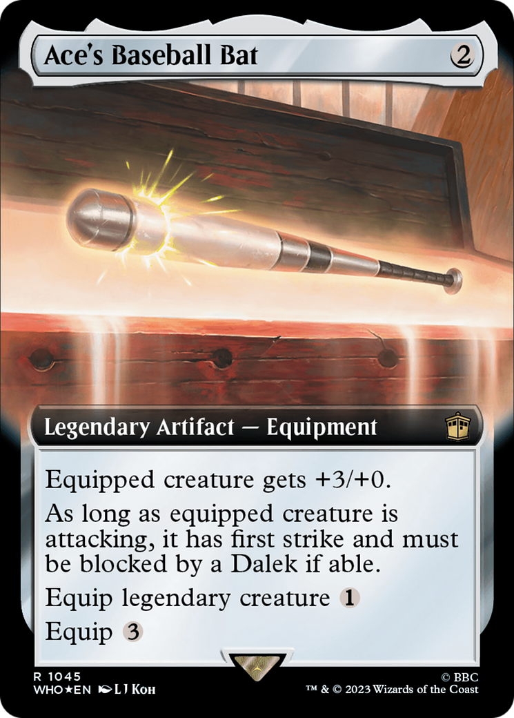 Ace's Baseball Bat (Extended Art) (Surge Foil) [Doctor Who] | Empire Gaming NC