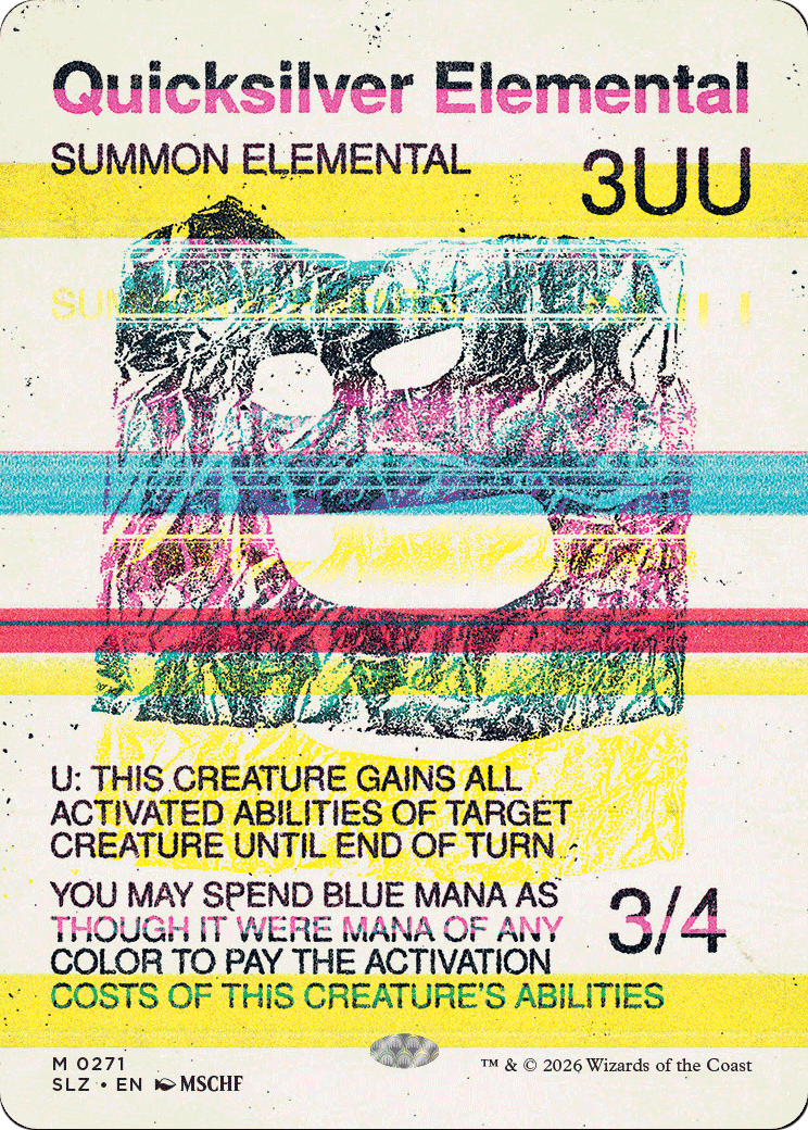 Quicksilver Elemental (0271) [Secret Lair x MSCHF: The Zeta Set] | Empire Gaming NC