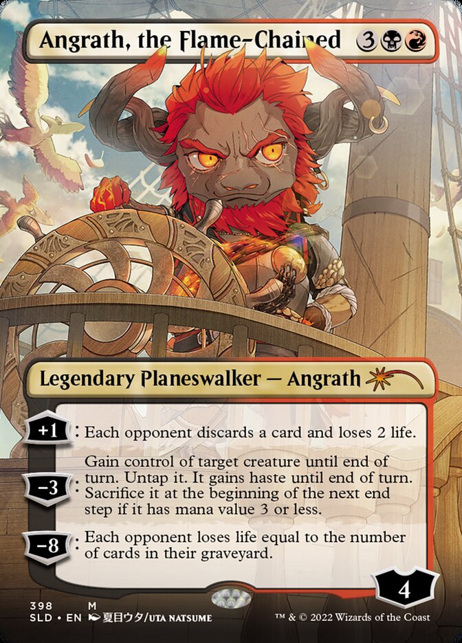 Angrath, the Flame-Chained (Borderless) [Secret Lair Drop Series] | Empire Gaming NC