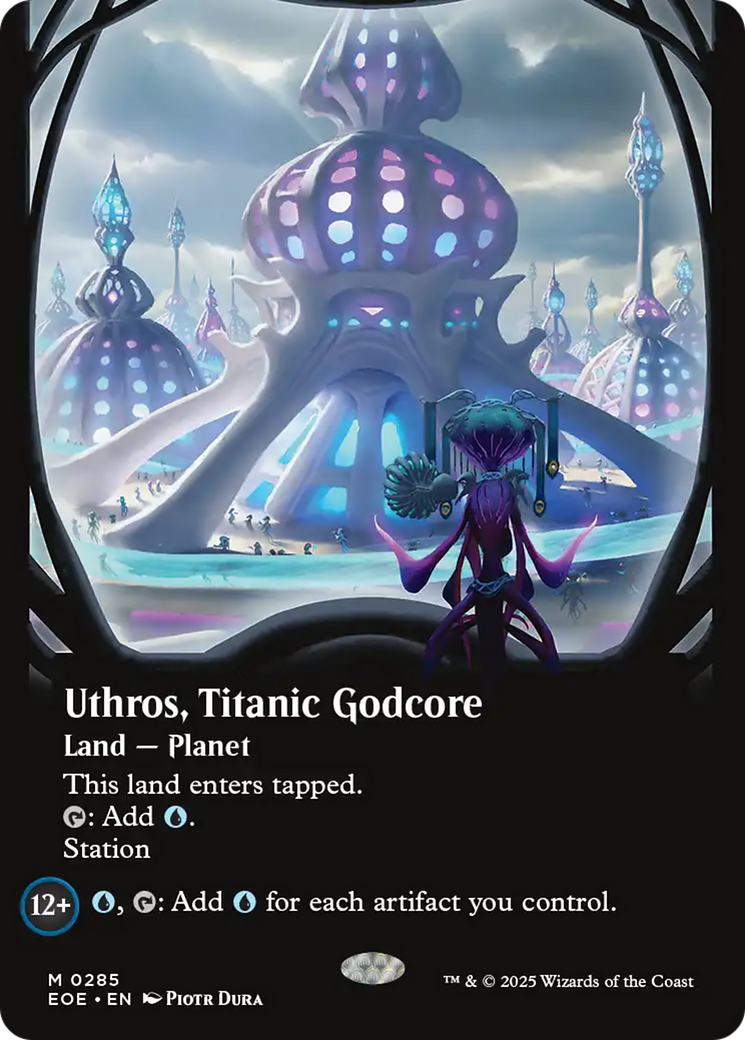 Uthros, Titanic Godcore (Borderless) [Edge of Eternities] | Empire Gaming NC