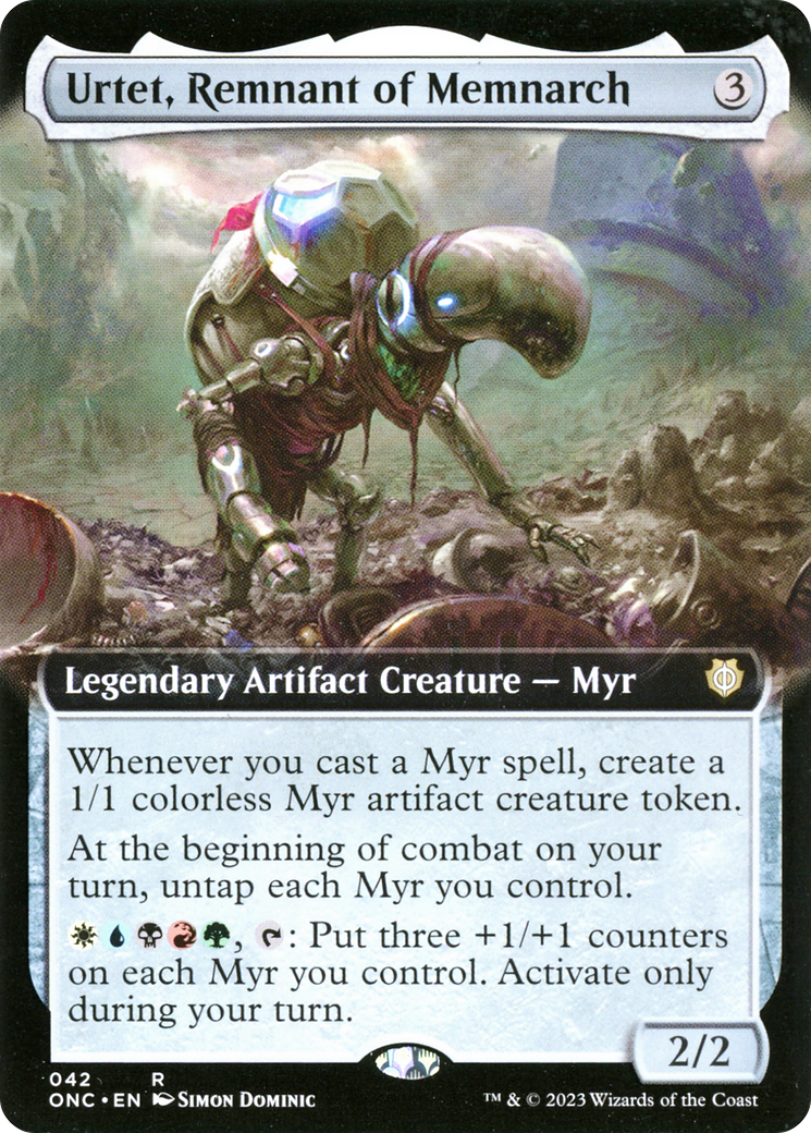 Urtet, Remnant of Memnarch (Extended Art) [Phyrexia: All Will Be One Commander] | Empire Gaming NC