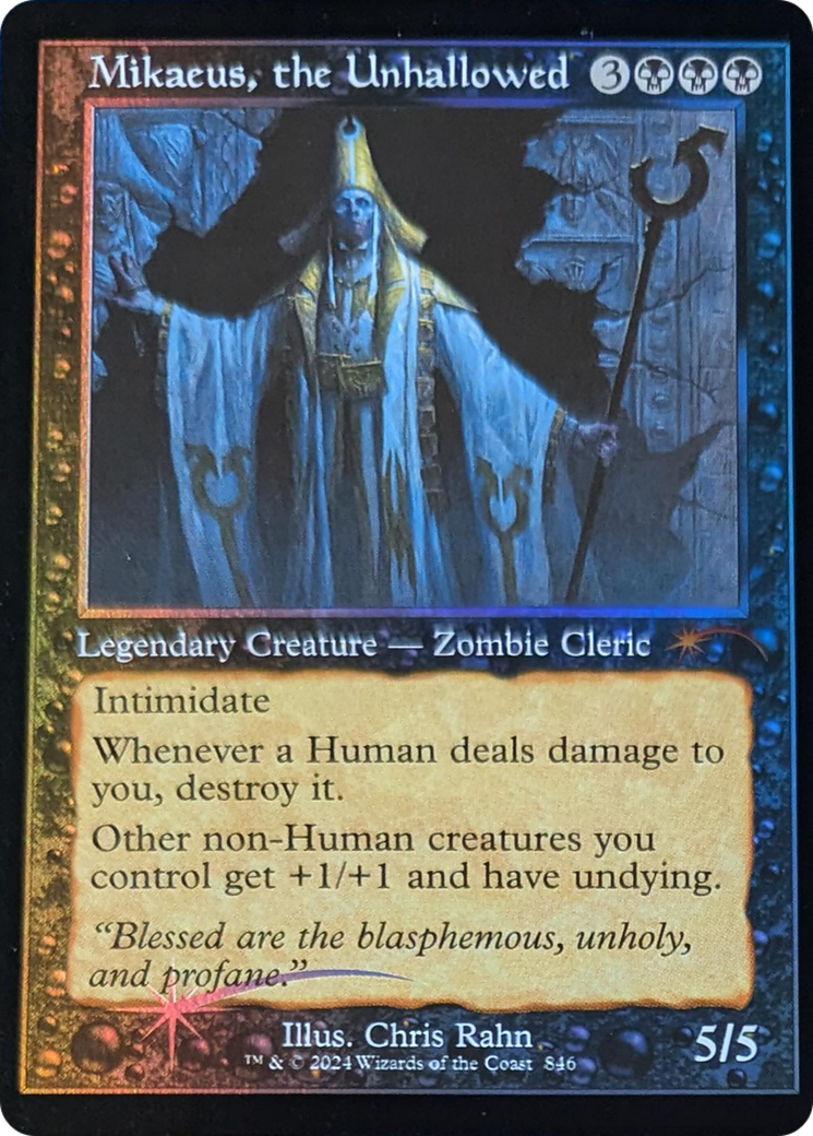 Mikaeus, the Unhallowed (Retro Frame) [Secret Lair Drop Series] | Empire Gaming NC