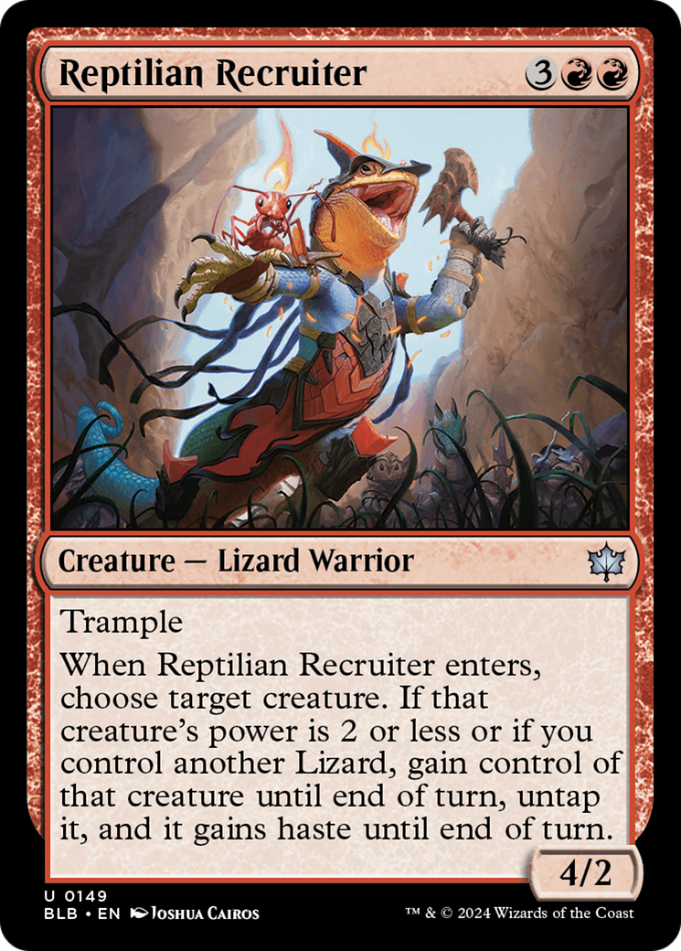 Reptilian Recruiter [Bloomburrow] | Empire Gaming NC