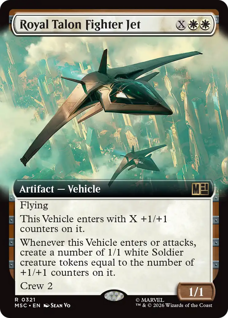 Royal Talon Fighter Jet (Extended Art) [Marvel Super Heroes Commander] | Empire Gaming NC