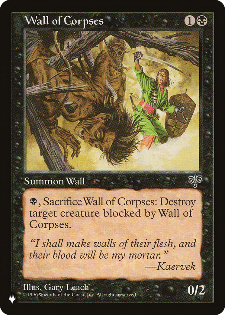 Wall of Corpses [The List Reprints] | Empire Gaming NC