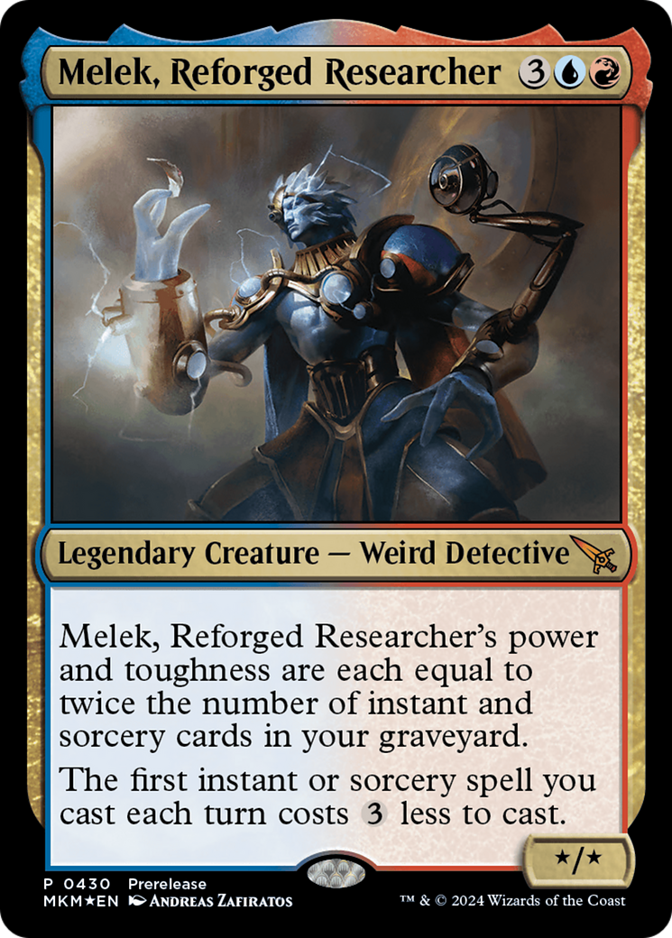 Melek, Reforged Researcher [Murders at Karlov Manor Prerelease Promos] | Empire Gaming NC