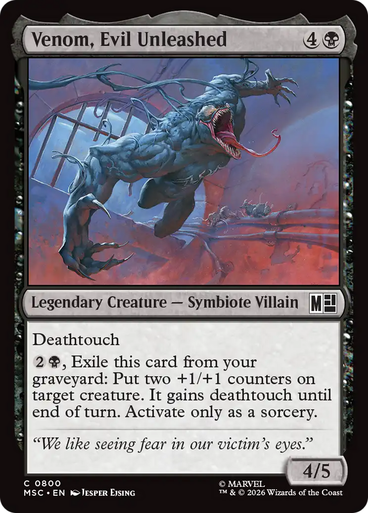 Venom, Evil Unleashed [Marvel Super Heroes Commander] | Empire Gaming NC