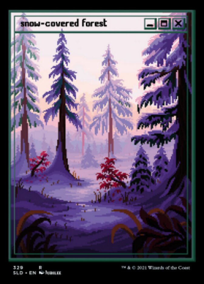 Snow-Covered Forest (Foil Etched) [Secret Lair Drop Series] | Empire Gaming NC