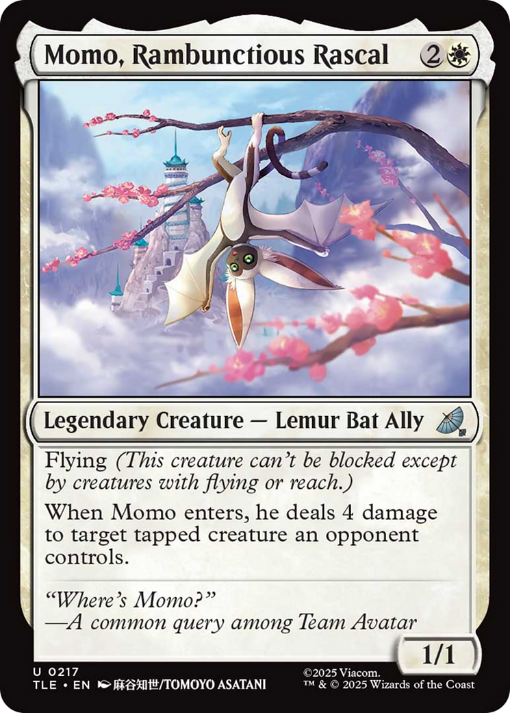 Momo, Rambunctious Rascal [Avatar: The Last Airbender: Eternal-Legal] | Empire Gaming NC