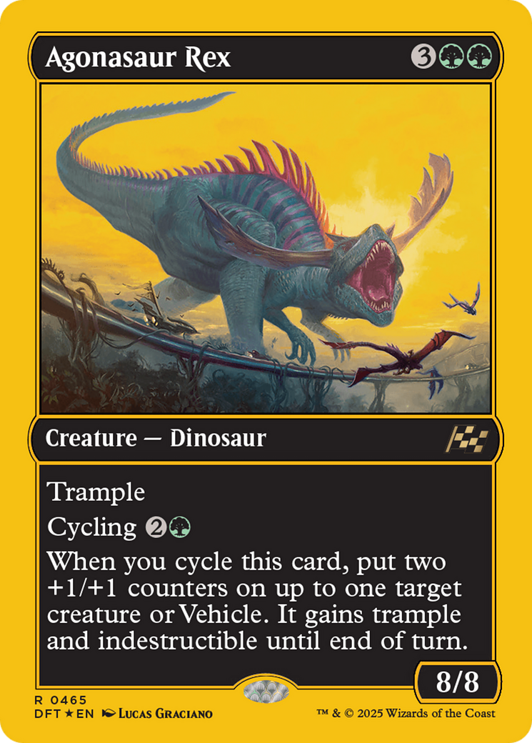 Agonasaur Rex (First-Place Foil) [Aetherdrift] | Empire Gaming NC