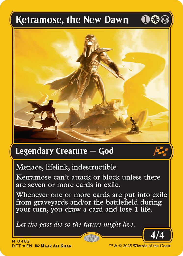 Ketramose, the New Dawn (First-Place Foil) [Aetherdrift] | Empire Gaming NC