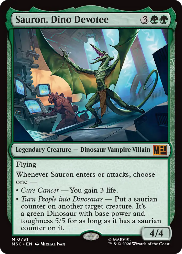 Sauron, Dino Devoteee [Marvel Super Heroes Commander] | Empire Gaming NC