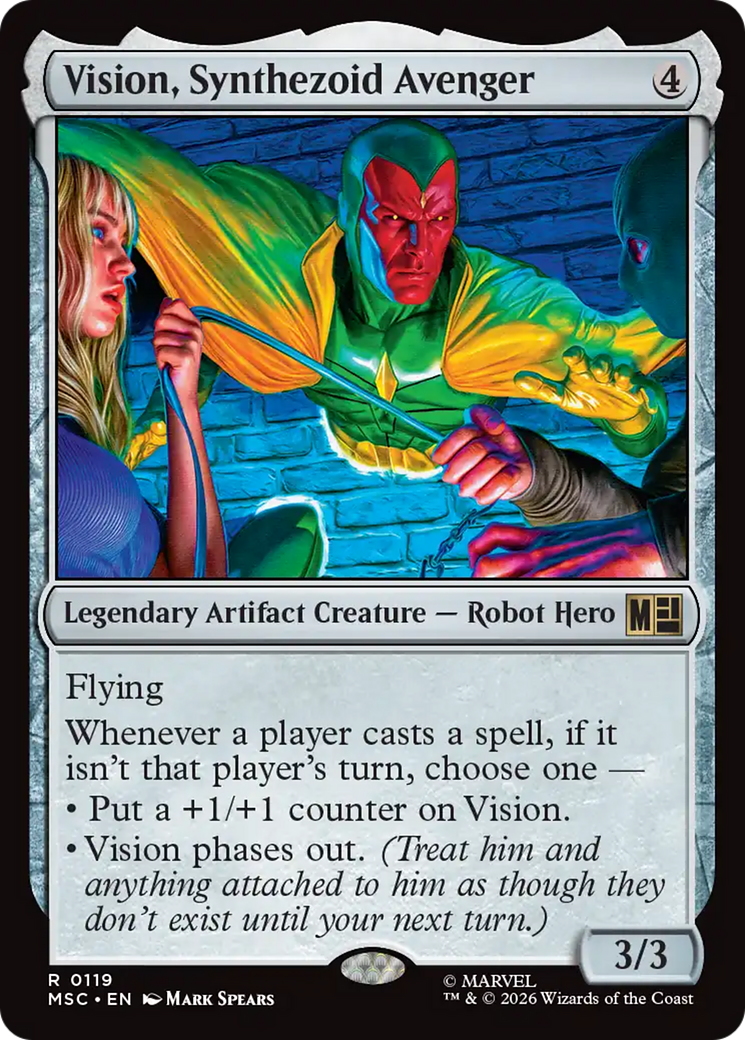 Vision, Synthezoid Avenger [Marvel Super Heroes Commander] | Empire Gaming NC