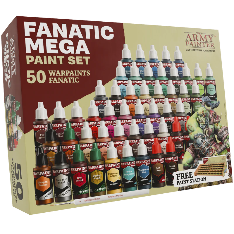 The Army Painter: Fanatic Mega Paint Set | Empire Gaming NC