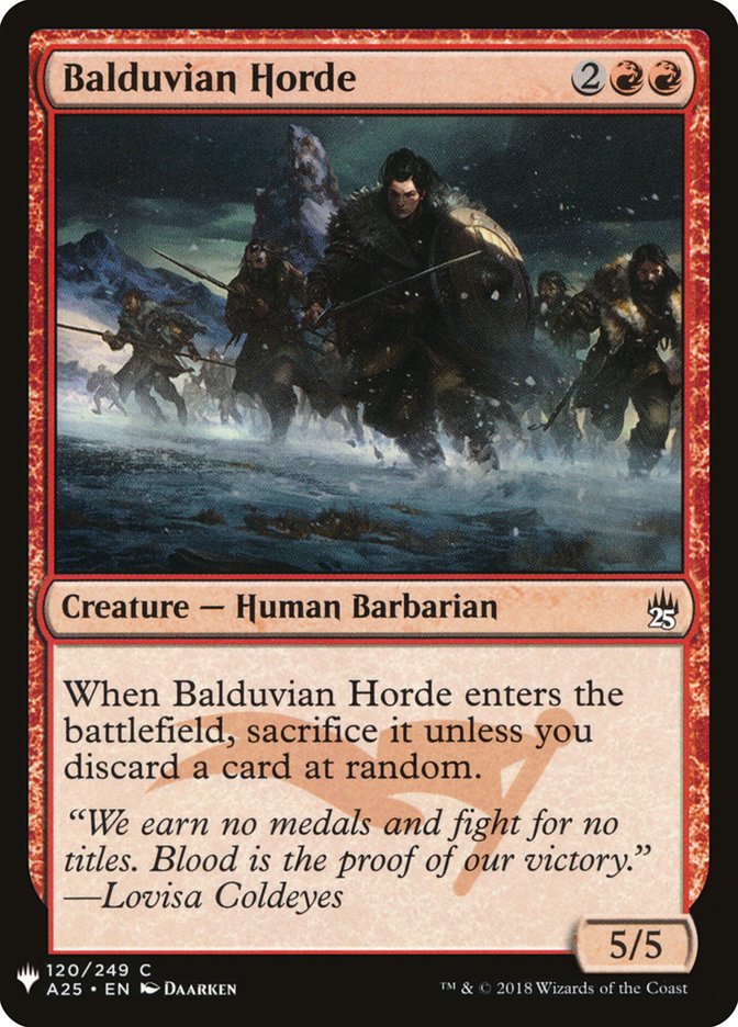 Balduvian Horde [Mystery Booster] | Empire Gaming NC