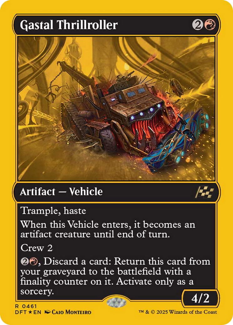 Gastal Thrillroller (First-Place Foil) [Aetherdrift] | Empire Gaming NC