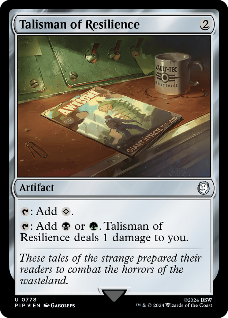 Talisman of Resilience (Surge Foil) [Fallout] | Empire Gaming NC