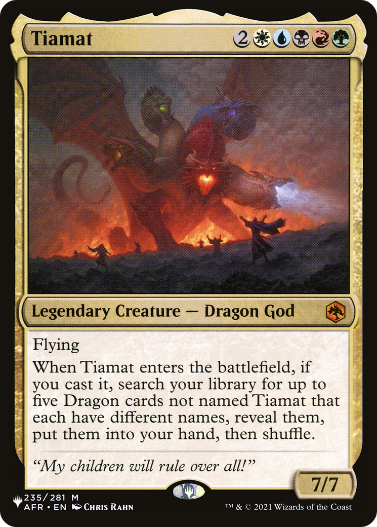 Tiamat [The List] | Empire Gaming NC