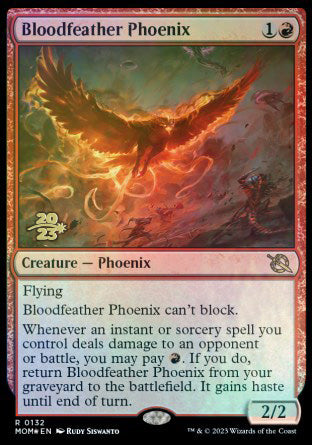 Bloodfeather Phoenix [March of the Machine Prerelease Promos] | Empire Gaming NC