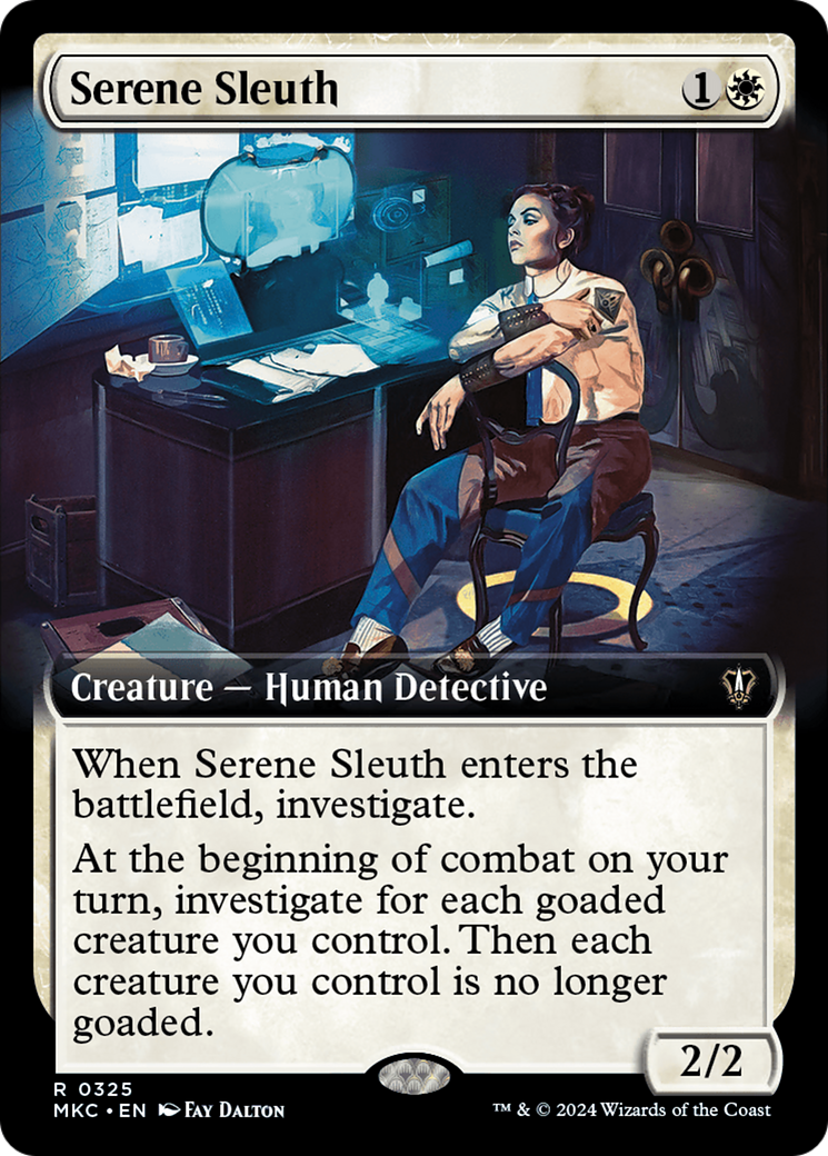 Serene Sleuth (Extended Art) [Murders at Karlov Manor Commander] | Empire Gaming NC