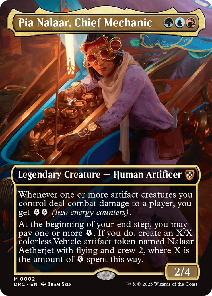 Pia Nalaar, Chief Mechanic (Borderless) [Aetherdrift Commander] | Empire Gaming NC