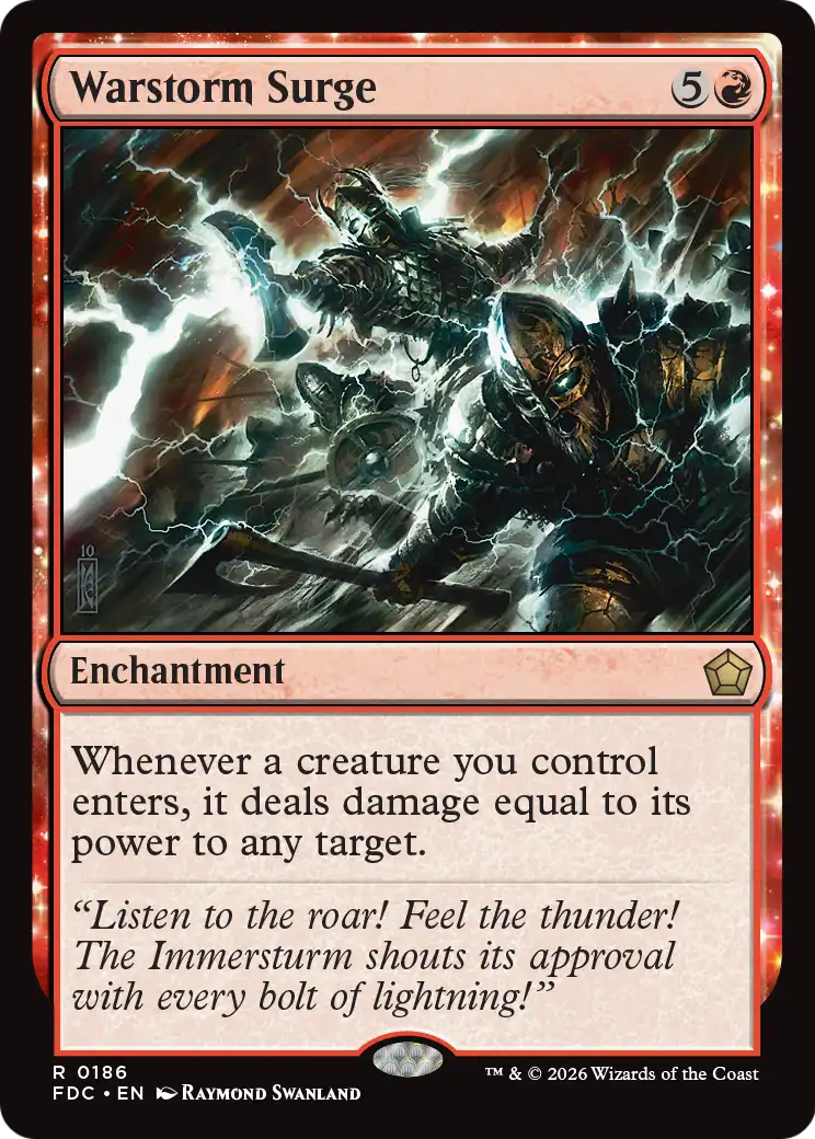 Warstorm Surge [Foundations Commander] | Empire Gaming NC