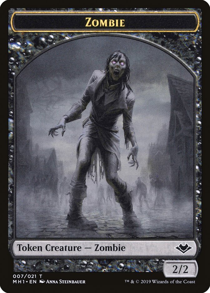 Zombie (007) // Myr (019) Double-Sided Token [Modern Horizons Tokens] | Empire Gaming NC