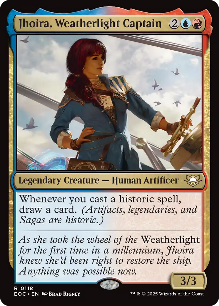 Jhoira, Weatherlight Captain [Edge of Eternities Commander] | Empire Gaming NC