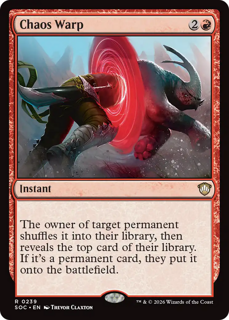 Chaos Warp [Secrets of Strixhaven Commander] | Empire Gaming NC