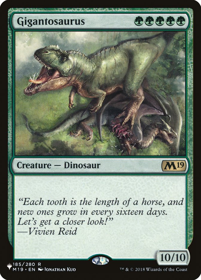 Gigantosaurus [The List] | Empire Gaming NC